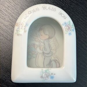 VTG Precious Moments Enesco Wedding Anniversary Keepsake Jewelry Box Trinket Box